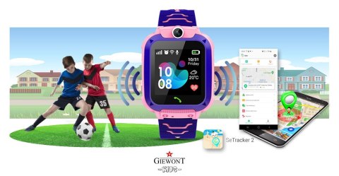 Smartwatch Dziecięcy Giewont SIM SOS GW510-1 PINK