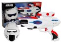 KOSMICZNY PISTOLET LASEROWY Z MASKĄ SPACE