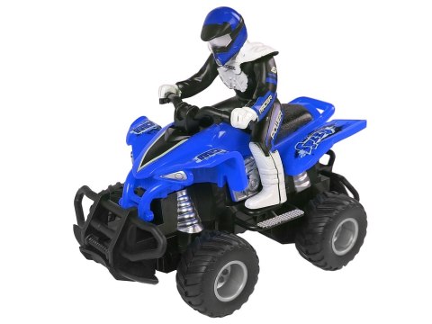 QUAD ZDALNIE STEROWANY NIEBIESKI 27 MHZ 1:16 NA BATERIE