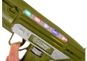 ZESTAW WOJSKOWY PISTOLET DŹWIĘK ŚWIATŁA ODZNAKA 37 CM