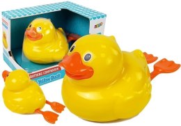 ŻÓŁTA KACZKA NA BATERIE 18 CM DO KĄPIELI