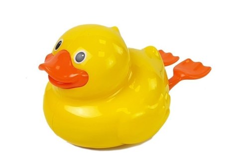 ŻÓŁTA KACZKA NA BATERIE 18 CM DO KĄPIELI