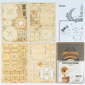 ROBOTIME Drewniane Puzzle 3D - Gramofon