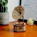 ROBOTIME Drewniane Puzzle 3D - Gramofon