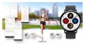 Smartwatch Damski Giewont GW330-3 Czarny-Czarny Pasek Silikonowy + Czarna Bransoleta