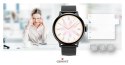 Smartwatch Damski Giewont GW330-3 Czarny-Czarny Pasek Silikonowy + Czarna Bransoleta