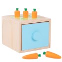 Tooky Toy Drewniana Kostka Edukacyjna Szuflada 4w1