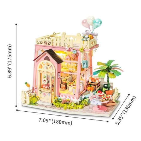 ROBOTIME Składany Drewniany Model Puzzle 3D - Imprezowy Domek