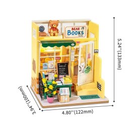 ROBOTIME Składany Drewniany Model Puzzle 3D - Księgarnia