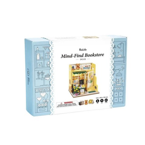 ROBOTIME Składany Drewniany Model Puzzle 3D - Księgarnia