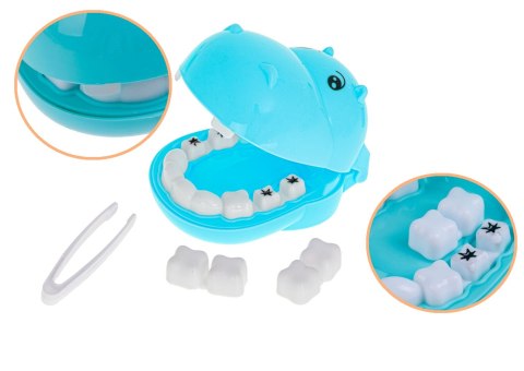 DENTYSTA ZESTAW LEKARSKI HIPOPOTAM NIEBIESKI