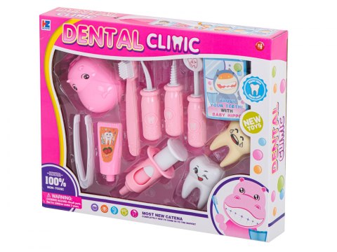 DENTYSTA ZESTAW LEKARSKI HIPOPOTAM RÓŻOWY