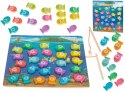 GRA DREWNIANA RYBKI ŁOWIENIE RYBEK NA MAGNES MONTESSORI