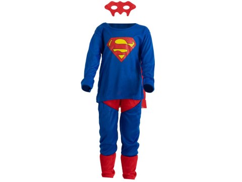 KOSTIUM STRÓJ SUPERMAN ROZMIAR M 110-120CM
