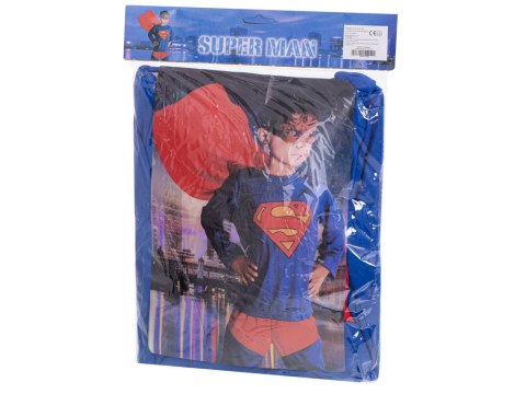 KOSTIUM STRÓJ SUPERMAN ROZMIAR M 110-120CM