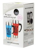 KUBEK TERMICZNY SAMOMIESZAJĄCY Z POKRYWKĄ 400ML