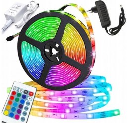 TAŚMA LED SMD 3528 5M WODOODPORNA MULTIKOLOR PILOT