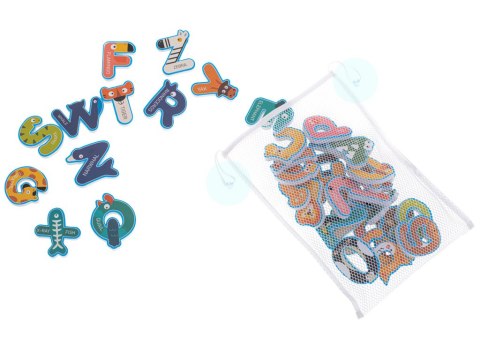 ZABAWKA DO KĄPIELI LITERKI CYFERKI PIANKOWE