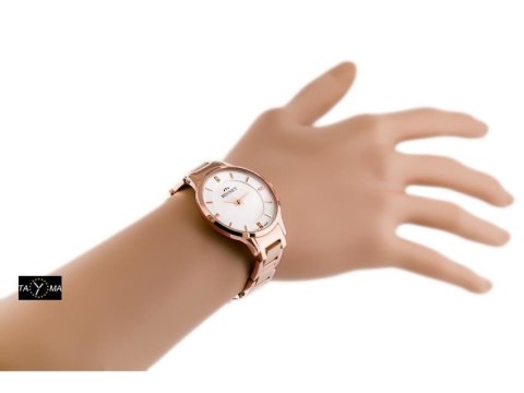 ZEGAREK DAMSKI BISSET BSBE45 - rosegold (zb551e)