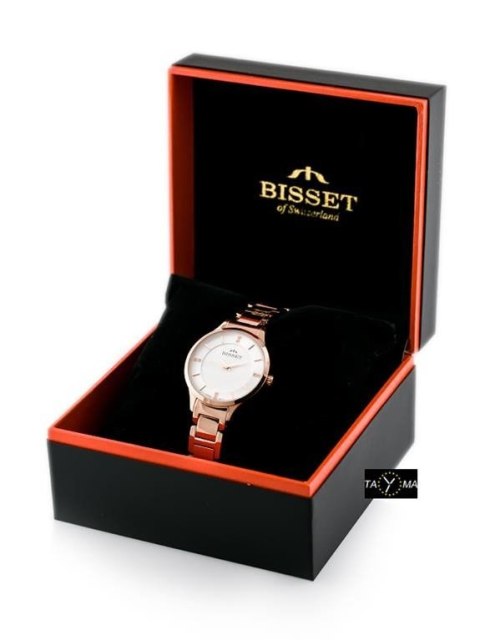 ZEGAREK DAMSKI BISSET BSBE45 - rosegold (zb551e)