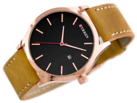 ZEGAREK MĘSKI CURREN 8214 (zc014e) - brown/black