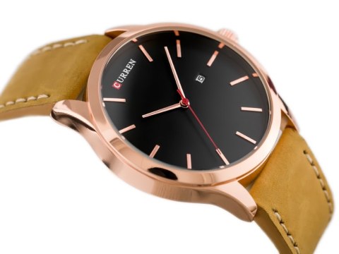 ZEGAREK MĘSKI CURREN 8214 (zc014e) - brown/black