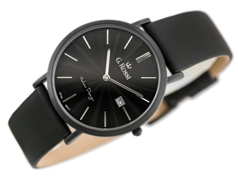 ZEGAREK MĘSKI G. ROSSI - 10853A - SLIM (zg184d) + BOX