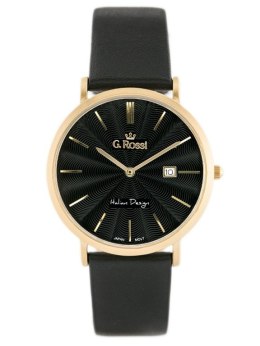 ZEGAREK MĘSKI G. ROSSI - 10853A - SLIM (zg184e) + BOX