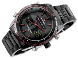 ZEGAREK MĘSKI NAVIFORCE - CONVAIR - DUAL TIME (zn014f) + BOX