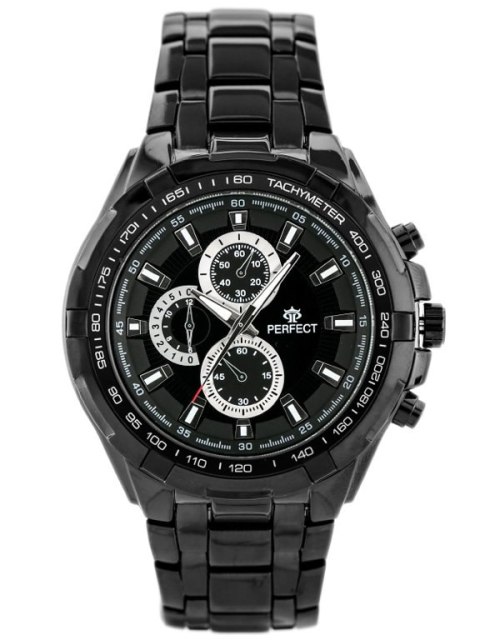 ZEGAREK MĘSKI PERFECT - MILTON - black (zp112a)