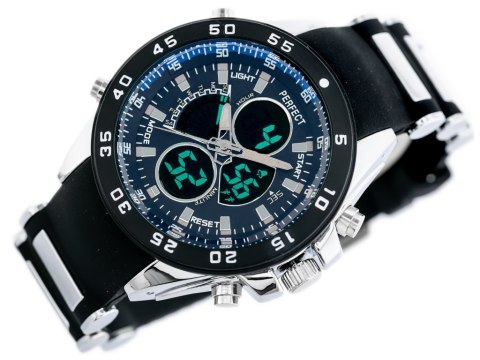 ZEGAREK MĘSKI PERFECT PASAGON (zp116a) - black/white