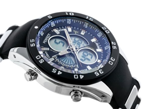 ZEGAREK MĘSKI PERFECT PASAGON (zp116a) - black/white