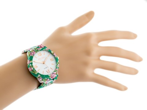 ZEGAREK DAMSKI PERFECT A675 - FLOWERS 2 (zp769b)