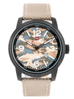 ZEGAREK MĘSKI NAVIFORCE - COMMANDO (zn034a) - beige