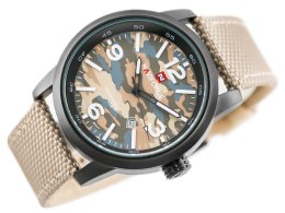 ZEGAREK MĘSKI NAVIFORCE - COMMANDO (zn034a) - beige