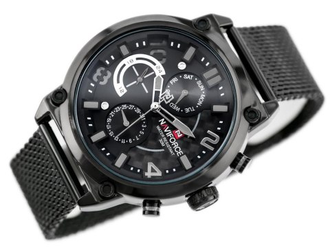 ZEGAREK MĘSKI NAVIFORCE HUSLER 2 (zn028b) - black/grey