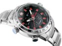 ZEGAREK MĘSKI NAVIFORCE - NF9093 (zn041b) - silver/red + BOX