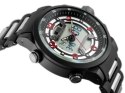 ZEGAREK MĘSKI PERFECT A879 - DUAL TIME (zp224c)