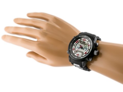 ZEGAREK MĘSKI PERFECT A879 - DUAL TIME (zp224c)