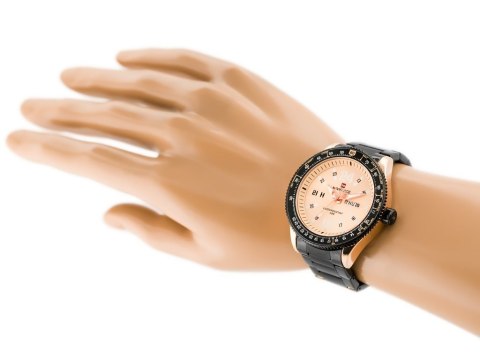 ZEGAREK MĘSKI NAVIFORCE - NF9102 (zn060d) - rosegold / black