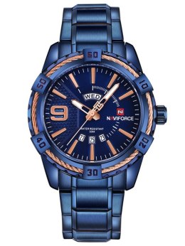 ZEGAREK MĘSKI NAVIFORCE - NF9117 (zn059e) - navy blue + box