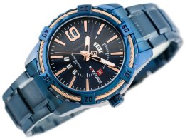 ZEGAREK MĘSKI NAVIFORCE - NF9117 (zn059e) - navy blue + box