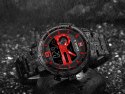 ZEGAREK MĘSKI NAVIFORCE - NF9119 (zn066d) - black/red