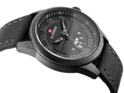 ZEGAREK MĘSKI NAVIFORCE - NF9124 (zn055d) + BOX - black/gray