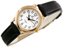 ZEGAREK DAMSKI PERFECT A4211-W - czarny / złoty (zp845a)
