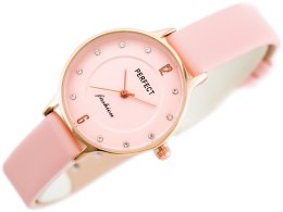 ZEGAREK DAMSKI PERFECT A3086 (zp855b) pink/rosegold