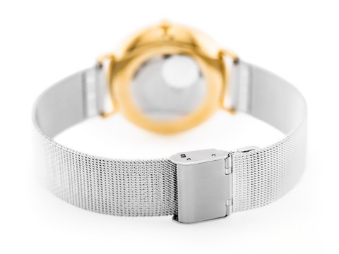 ZEGAREK DAMSKI PERFECT B7304 antyalergiczny (zp852b) silver/gold