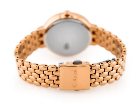 ZEGAREK G. ROSSI - 11775B (zg769e) rose gold + BOX