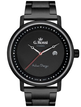 ZEGAREK G. ROSSI - C6182B-1A5 (zg256c) black + BOX