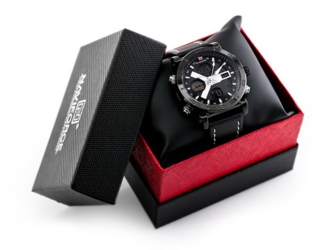 ZEGAREK MĘSKI NAVIFORCE - NF9132 (zn073a) - black + box